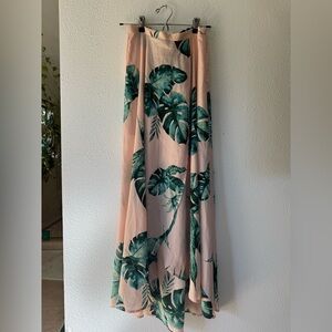 Mahina floral monstera skirt